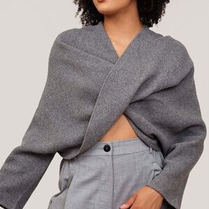 Beaufille Grey Twist Sweater